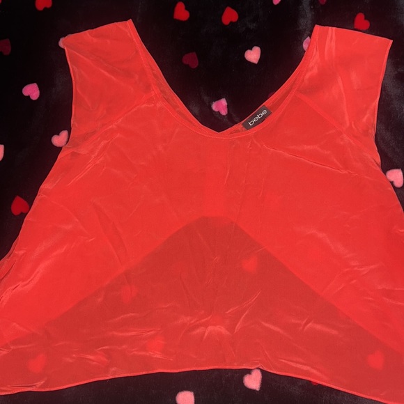 Bebe Silk Flowy Top - Picture 2 of 6